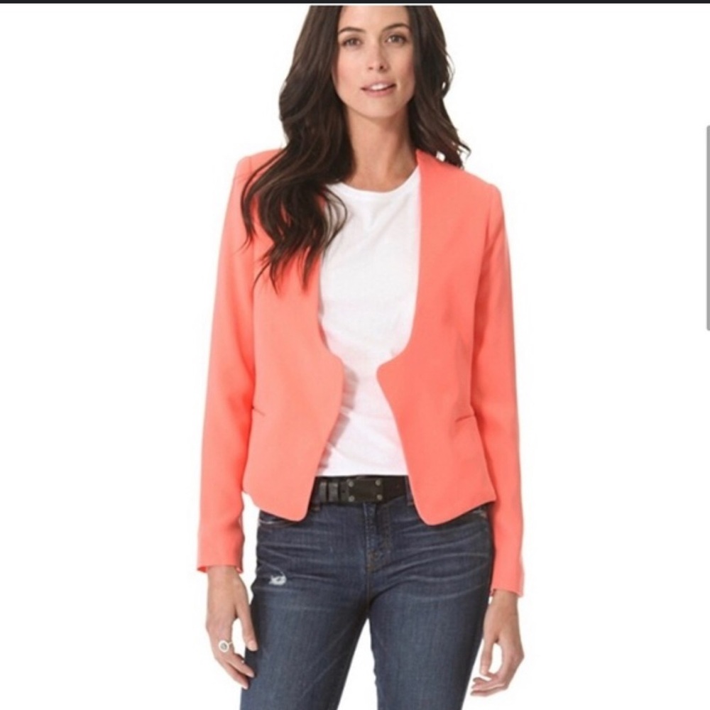 Diane Von Furstenberg Pink Tailored Blazer,4